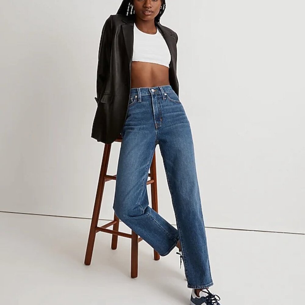 Madewell: The Perfect Vintage Straight Jean. Size 27